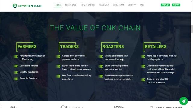 Crypto N Kafe ICO