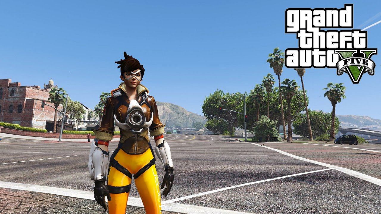 GTA 5 mod Tracer Overwatch - ГТА 5 моды - установка мода