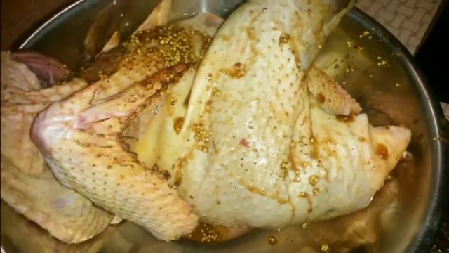 Запечённая курица с пивом