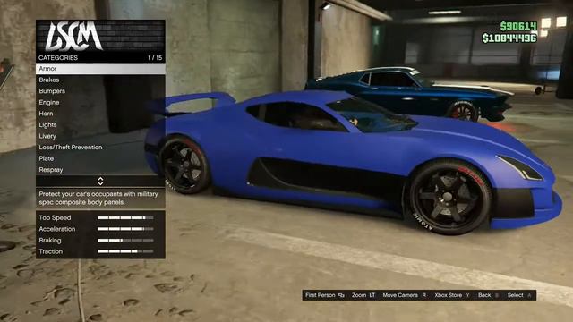 GTA Online Coil Cyclone glitch in tuners mod shop.