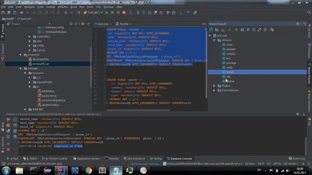 Heroku+SpringMVC+TomCat+mySQL  java config