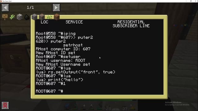 The Classic Pack | Computercraft Rednet Remote Control