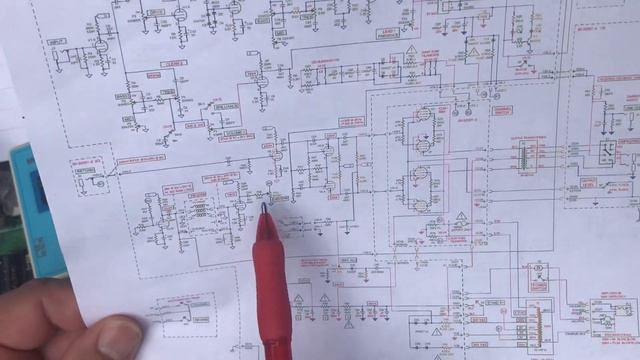 Coupling capacitors check on Carvin MTS3200 preamp board, in circuit vs out of circuit testy