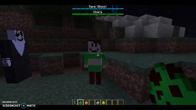 Review de un mod de undertale en minecraft