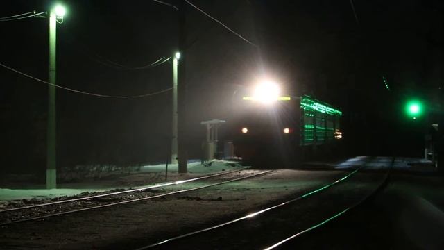 Электропоезд ЭД9М-1043 Лиски - Алексеевка