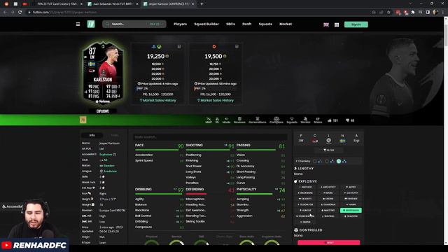 KARLSSON UECL MOTM - MEJOR QUE SIMONS - FIFA 23 ULTIMATE TEAM