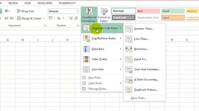 How to highlight duplicate values using conditional formatting