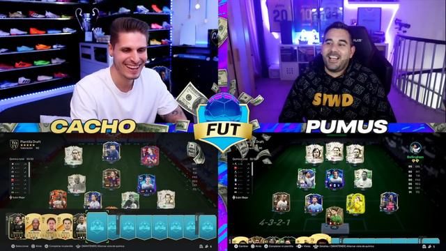 QUIEN PIERDA DESCARTA SOBRE 600K!! FUT DRAFT MILLONARIO VS PUMUS!! | FC 24