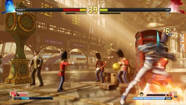 Mr Karate Dan vs Skullomania G (Hardest) Street Fighter V.
