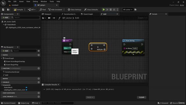 Unreal Engine 5 Blueprint, создание игры в стиле GTA 5#2 - Основы скриптинга  Blueprint