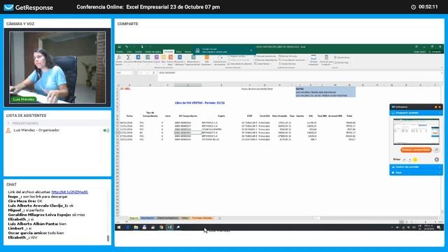 Conferencia Online de Excel Empresarial 23 10  2018
