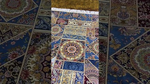 4x6ft Hand-knotted Persian oriental rug patch-work living room for home decor to the furniture