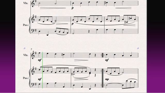 Песенка 52 Song(Скрипка+Ф-но)/(Violin+P-no)Скрипка 1 класс / Violin 1 grade