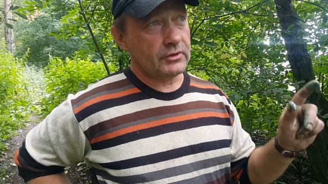 Александр Афанасьев на этюдах в Старопышминске 4 08 2020 г