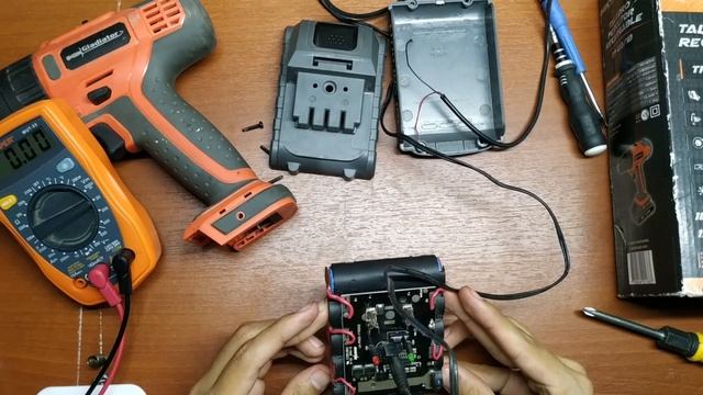 Como reparar Batería de taladro | 2 Fallas en 1