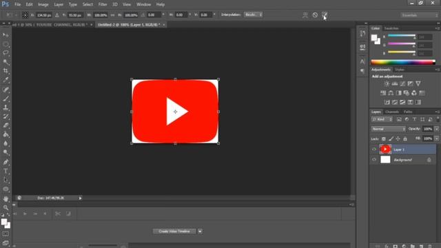 Creating Text with Icon  in PhotoshopPNG File