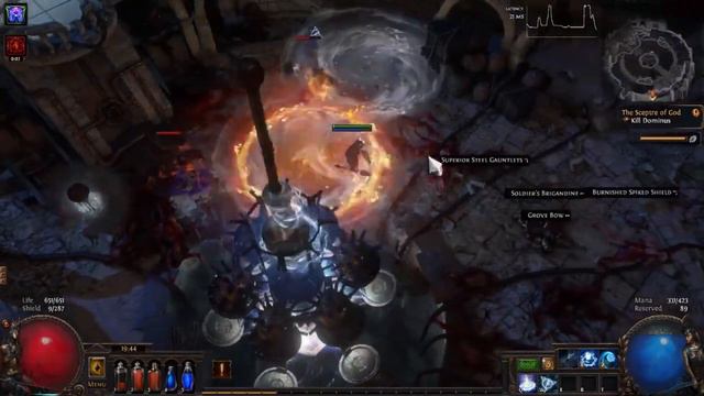 Path of Exile - 3.20 - Ruthless with Gold - Celý souboj 3. akt boss