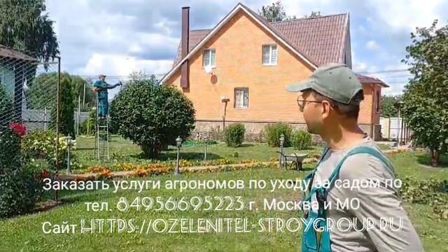 Заказать услуги агрономов по уходу за садом по т.84956695223 г.Москва и область