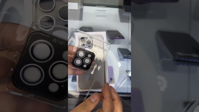 iPhone 15 pro Max in Natural Titanium Action button #iphone ||Iphone 15#Iphone 15 pro
