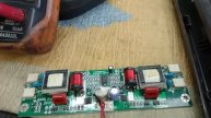 Sansui 22inch lcd red light blinking but real problem inverter circuit