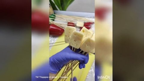 Мастер класс букет по рецепту "Букет-паста с овощами" своими руками