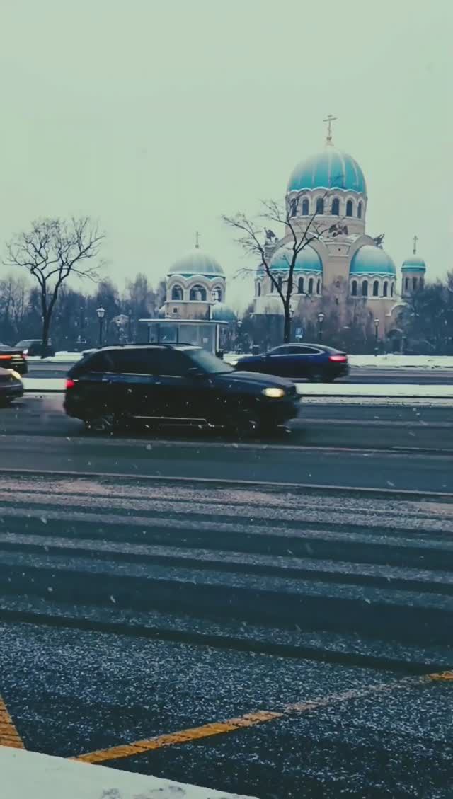 Орехово - Борисово Северное. Москва. Снег. Погода / Moscow.  Snow.  Weather #москва #снег #погода