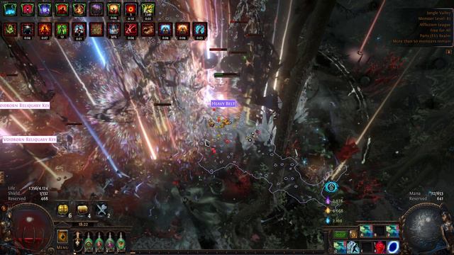 Poe 3.23 MF Fulcrum Chieftain 12k Wisps T16 Jungle Valley with Quant and Rarity Buff Abyss farm