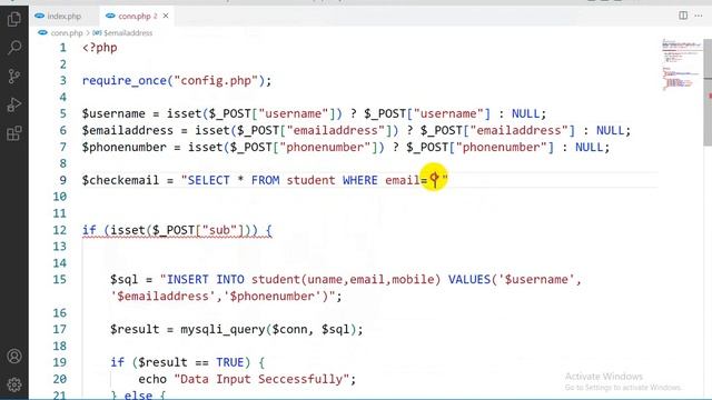 12 - Email validation