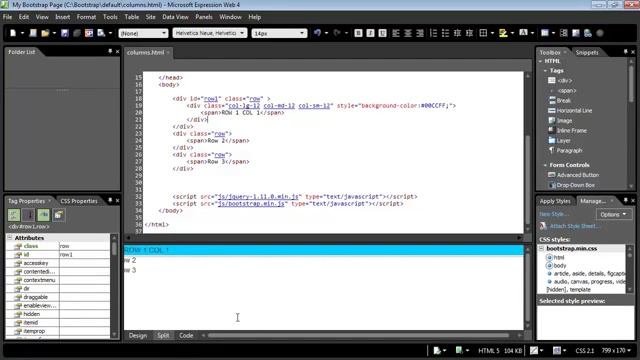 09  Bootstrap Tutorial   09   Grid System   Columns