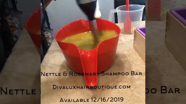 Nettle and Rosemary shampoo bars