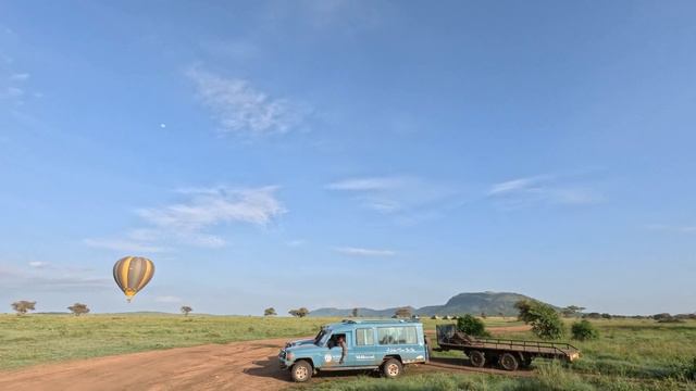 Hot Air Balloon and Monkeys | Serengeti Jungle | African #safari game drive | Day 2 #wildlife