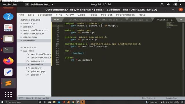 C++ makefiles: Part 3 -multiple classes