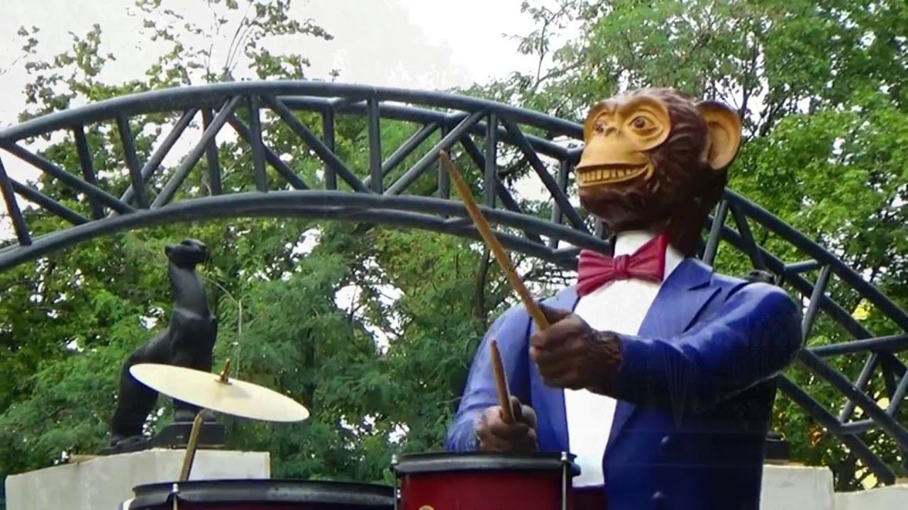 Роботы обезьян #Харьков.Robot monkeys are musicians.