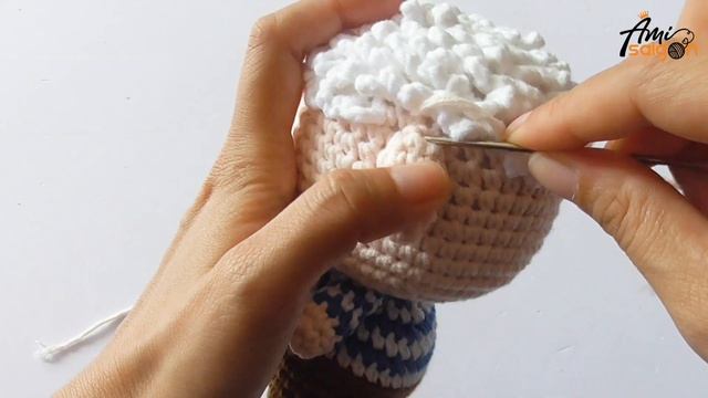 #383 | Sheep in Overalls Amigurumi Pattern (3/3) | How To Crochet Animal Amigurumi | @AmiSaigon