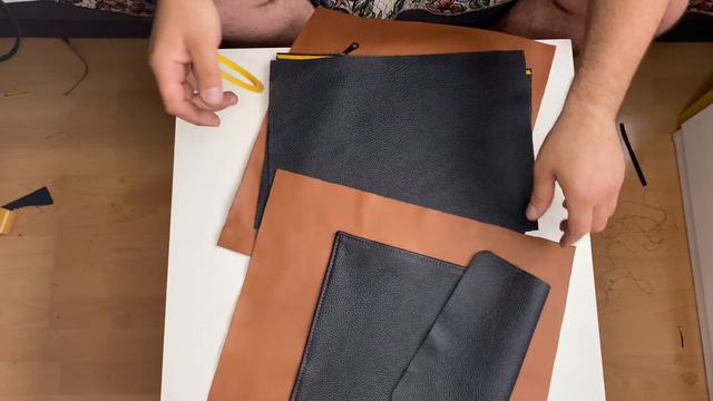 Кожаный рюкзак скрутка своими руками  rolltop DIY / The Roll Top Backpack