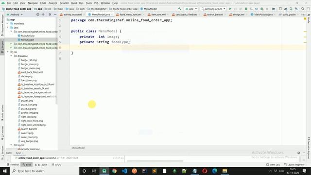 Amazing Food App UI Design in android using java