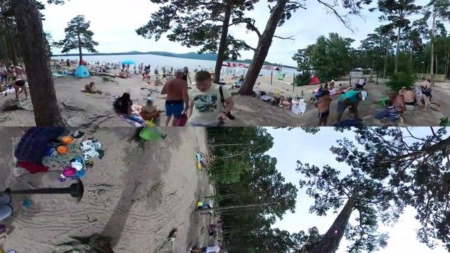 Боровое  2019г. Обзор бесплатного пляжа.