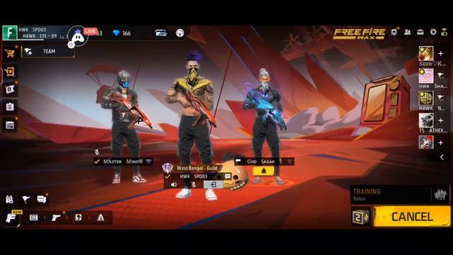 Free Fire Live Guild Test😍|| Region Top 21 Live Guild Join🥵|| #freefire #spd03gamer #liveguildtest