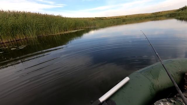 Вот и крупная щука пошла! Ловля щуки на ЛОЖКУ. Рыбалка на щуку в августе.
