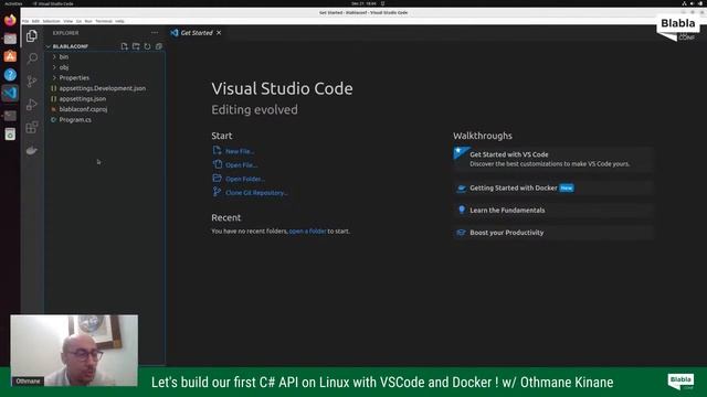 Let's build our first C# API on Linux with VSCode and Docker by Othmane Kinane