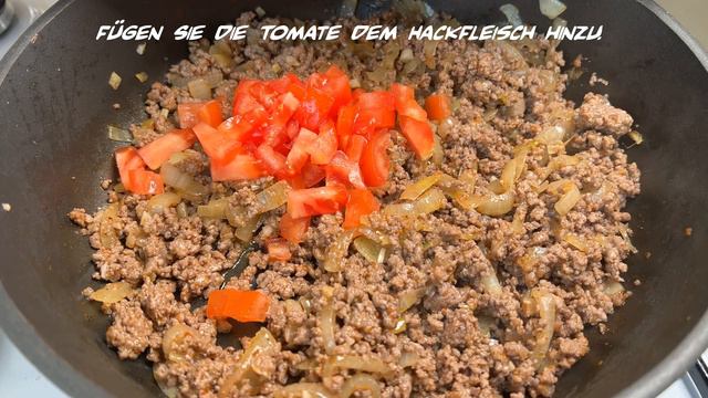 Ein einfaches und schnelles Rezept mit Hackfleisch und Ei, wird die ganze Familie begeistern!