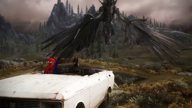 TES Skyrim только щит и кулак челендж 🔴