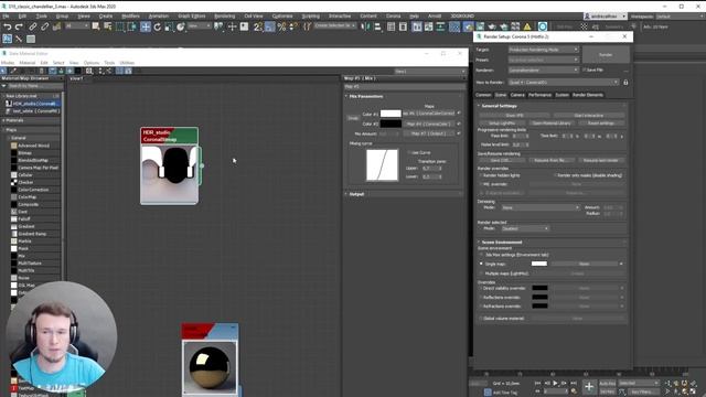 Делаем классическую люстру для стока 3ddd часть 3