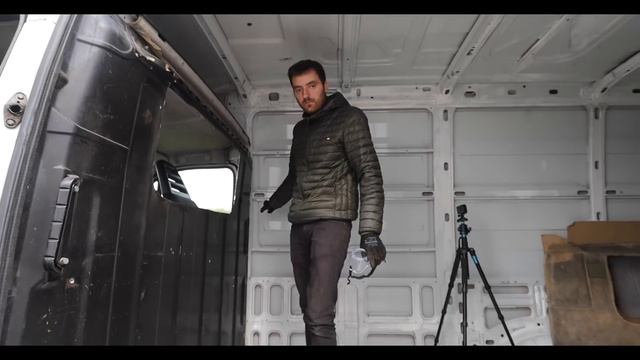 Cutting Our First Hole! | Campervan Conversion | Van Life UK