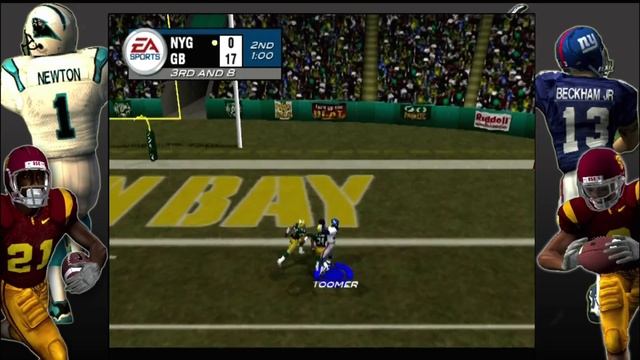 Madden NFL 2004 4KHD in 2018 ? This game had Some Solid Gameplay Giants vs. Packers!!!