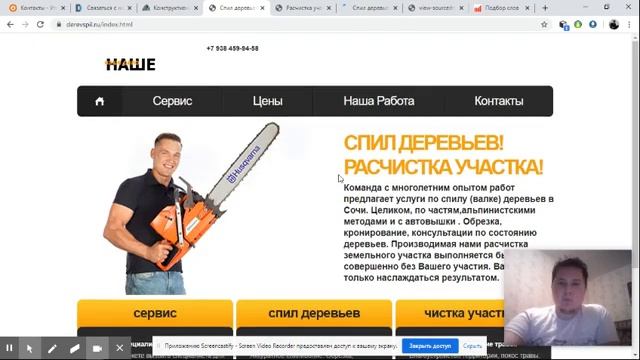 СЕО разбор сайта по чистке участков