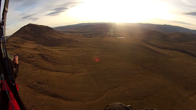 GOPRO. Полёт на параплане. 2 ноября 2013. Второй полёт. Часть-2.