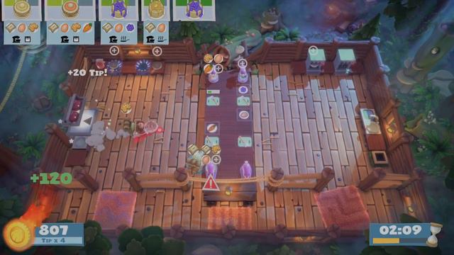 Overcooked! 2 - Campfire Cook Off 3-1 (4 Stars)