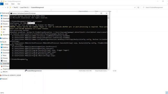 .NET6 | C# | SonarQube | Analyze your code quality