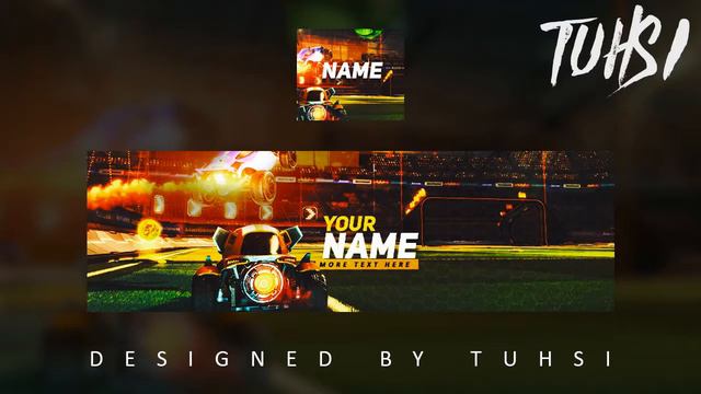 Rocket league Twitter Templeate